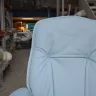 Leather Recliner with Footstool