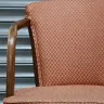Curved Wooden Armed Chair