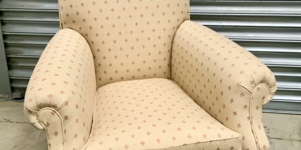 Fully Reupholstered Armchair