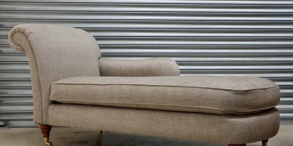 Re-covered Chaise