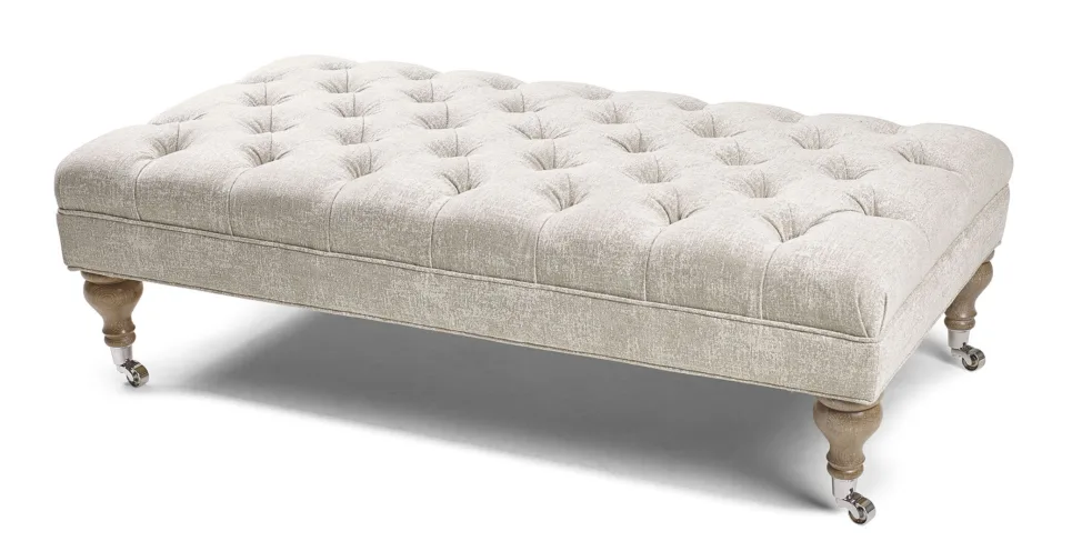 New Bayworth Ottoman from our Adams and Moore Range