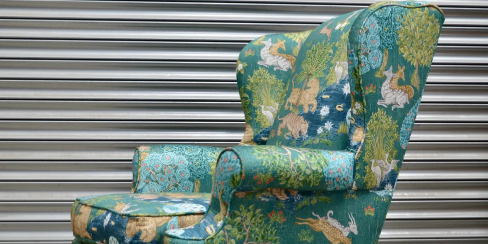 Wing Chair - Fully Reupholstered