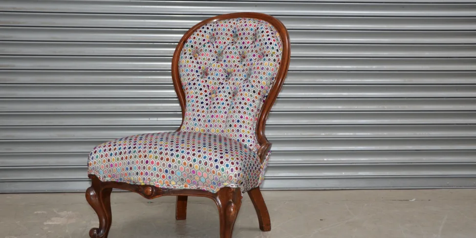 Buttoned Backed Chair - Recovered