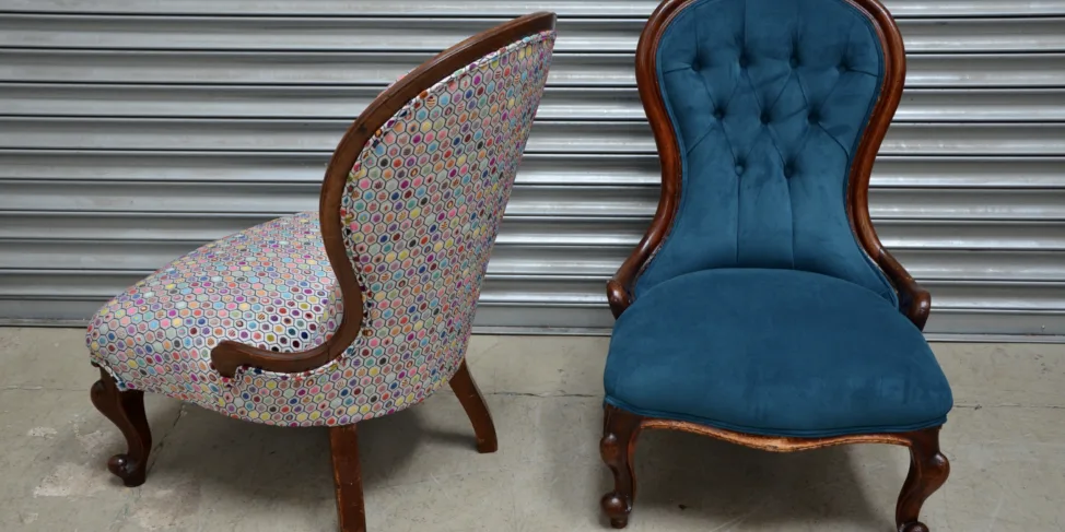 Buttoned Backed Chair - Recovered
