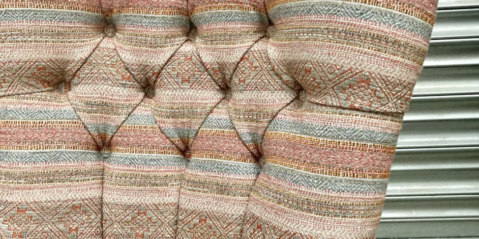 Buttoned Back Chair – Recovered