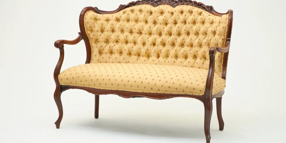 Antique Sofa Reupholstered