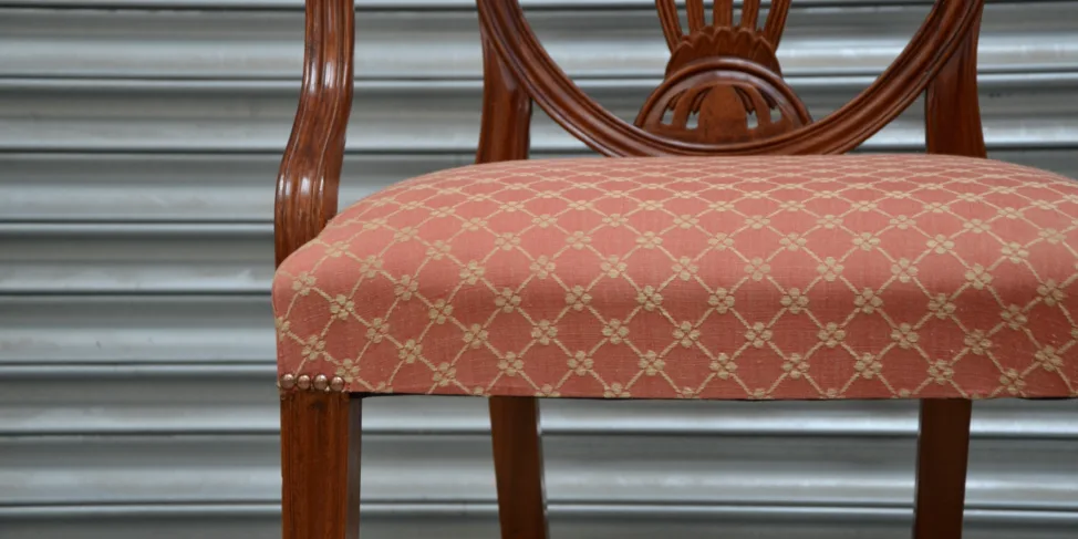 Shield Back Chair - Recovered