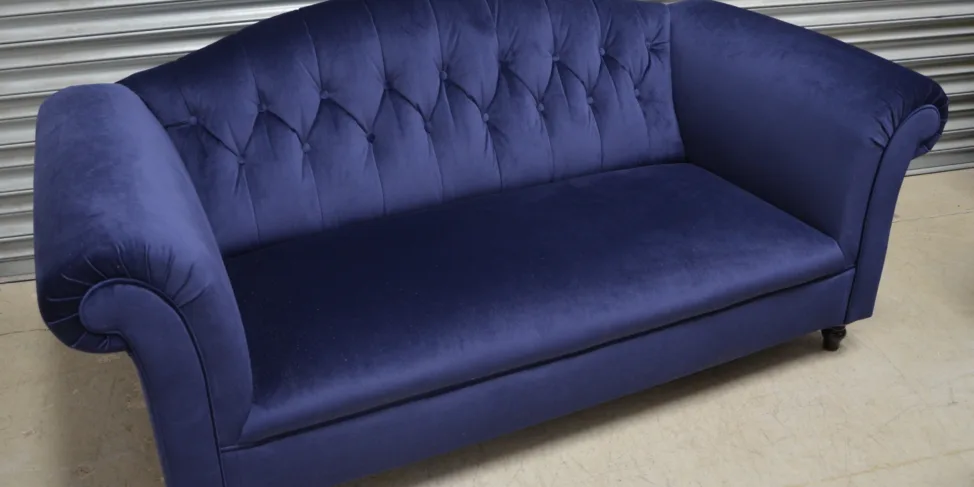 Buttoned Back Sofa - Recovered