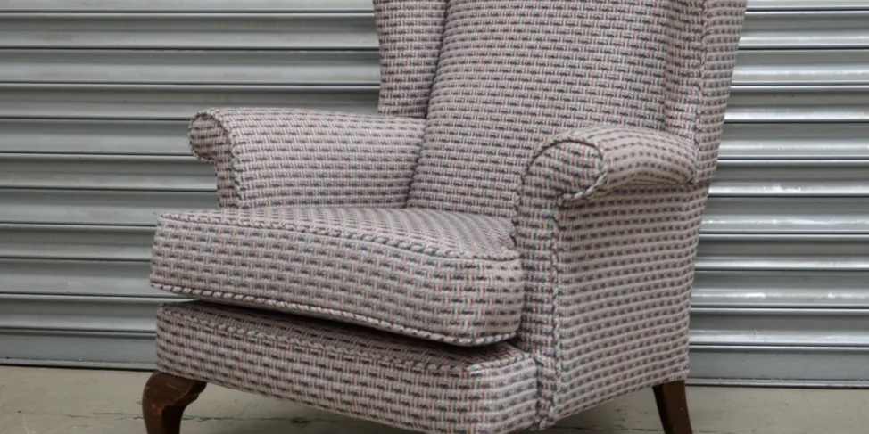 Wing Chair – Recovered