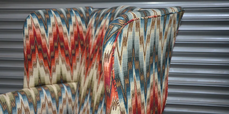 Traditional Chippendale Chair reupholstered