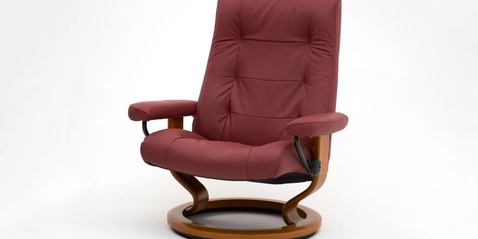 Leather Swivel Reclining Chair