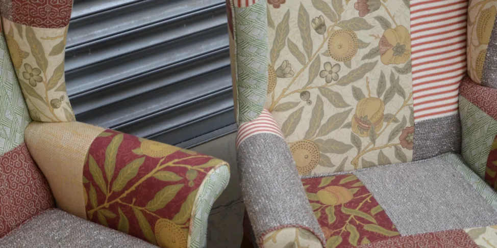 Pair of Patchwork Chairs - Recovered