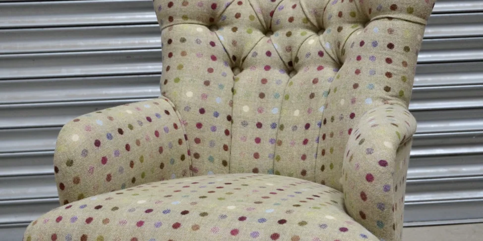 Buttoned Back Chair - Recovered