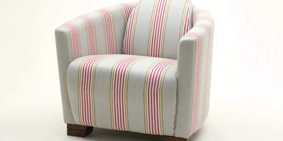 Reupholstered Club Chair