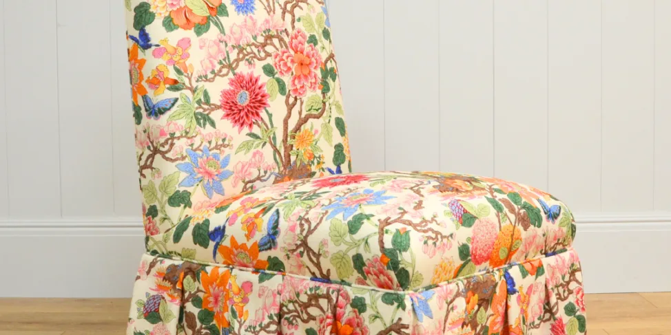 Floral Natural Henley Chair