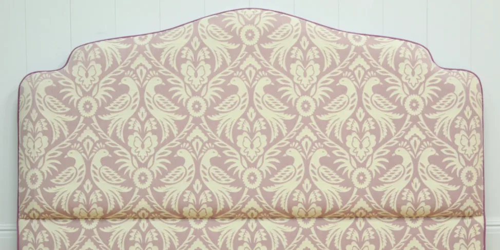 Beautiful Bespoke Headboard with Contrast Piping