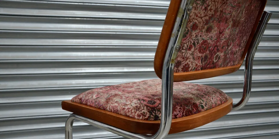 Mid-Century Metal Framed Chair
