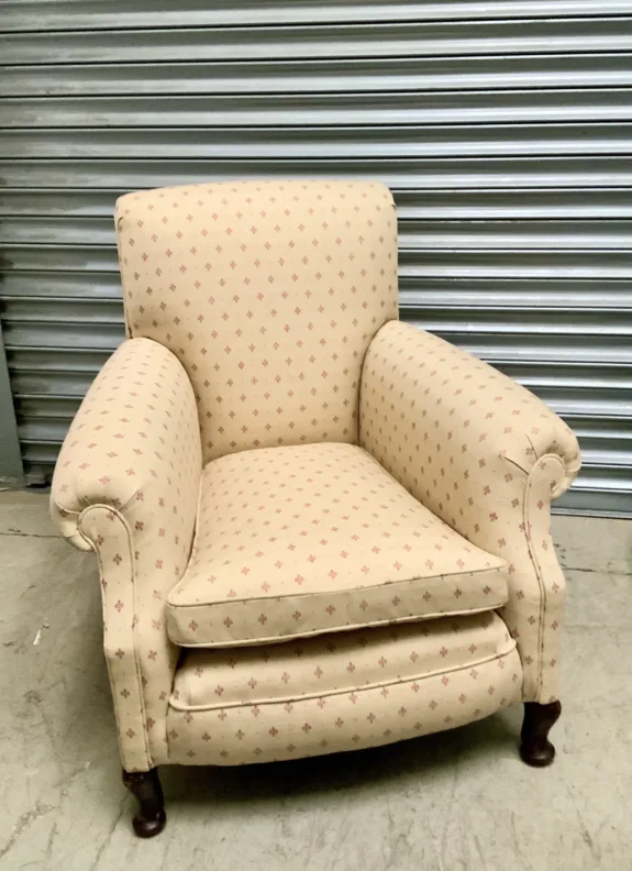 Fully Reupholstered Armchair