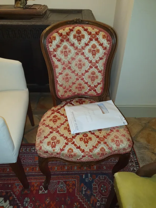 Wooden framed chair