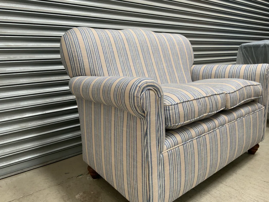 Small Sofa re-covered Designed by Griffin Interiors