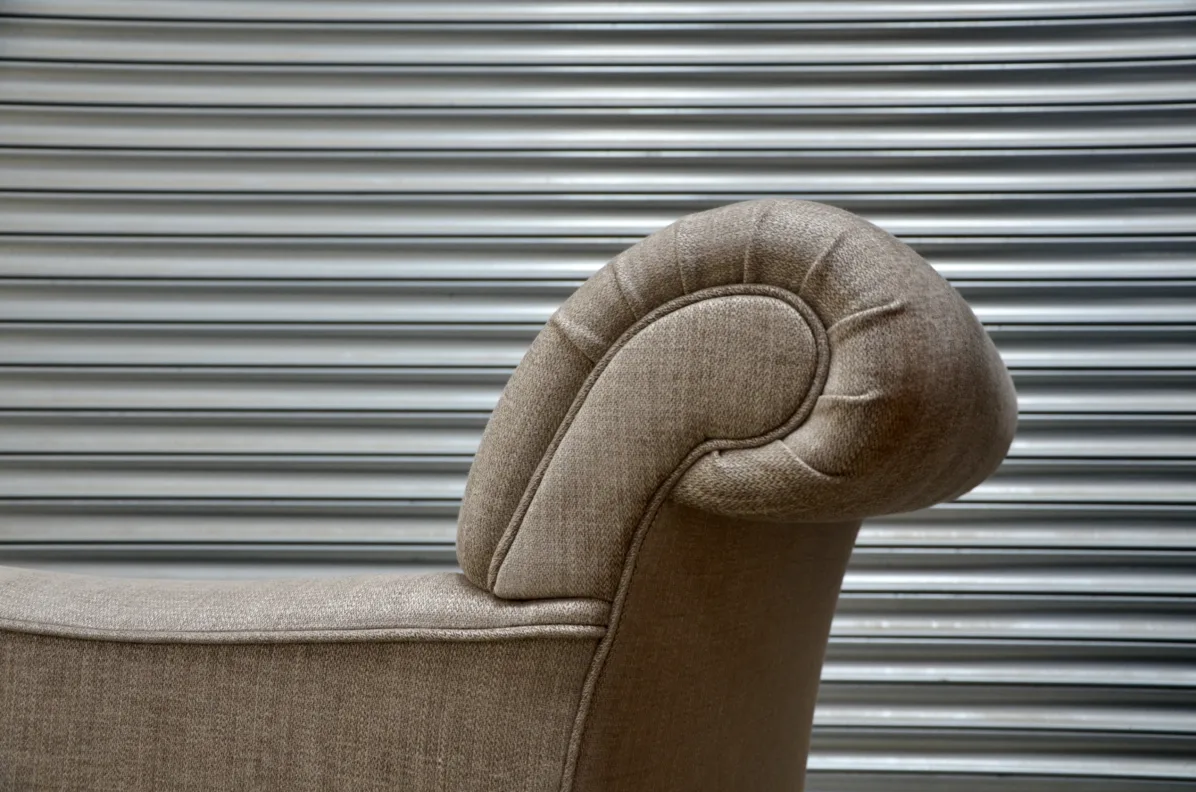 Re-covered Chaise
