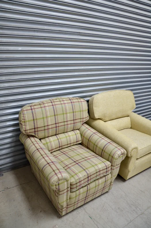 Re-covered Three-piece suite