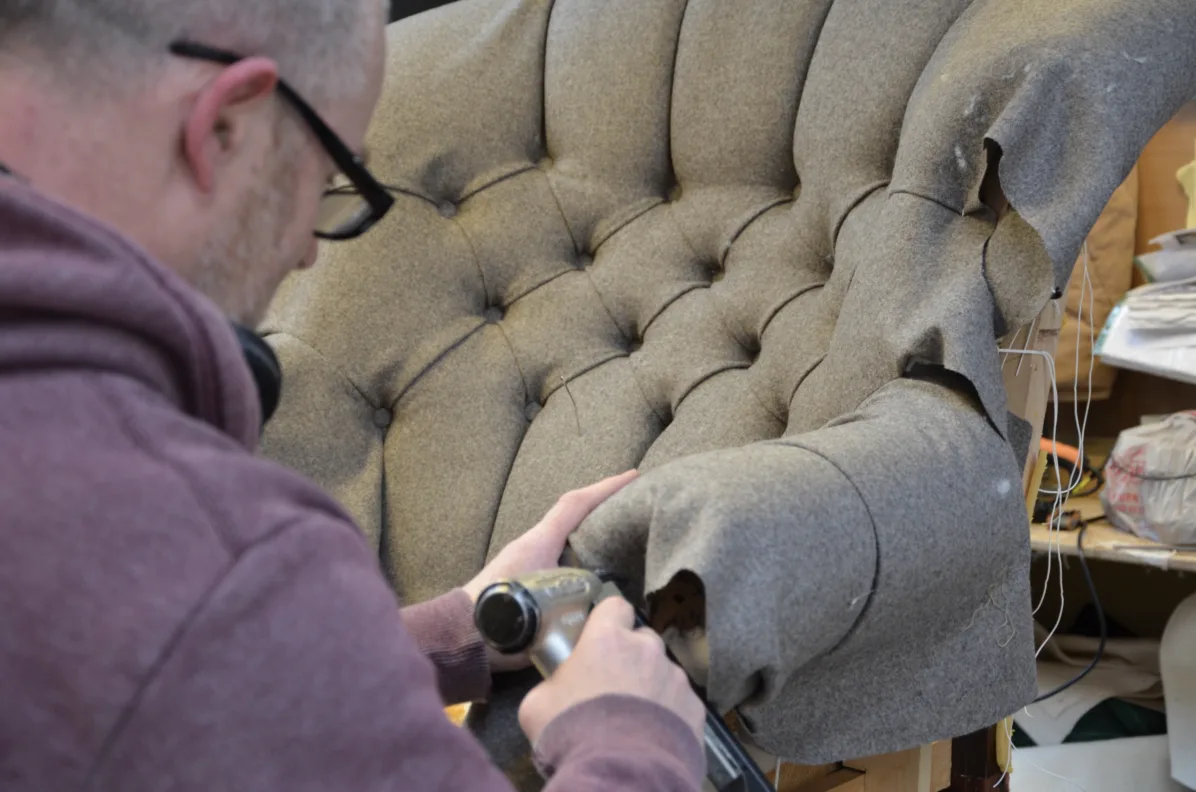 Buttoned Back Chair