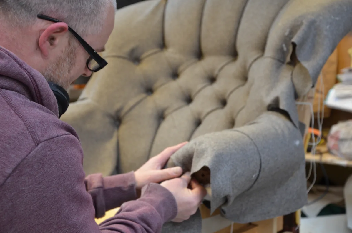Buttoned Back Chair