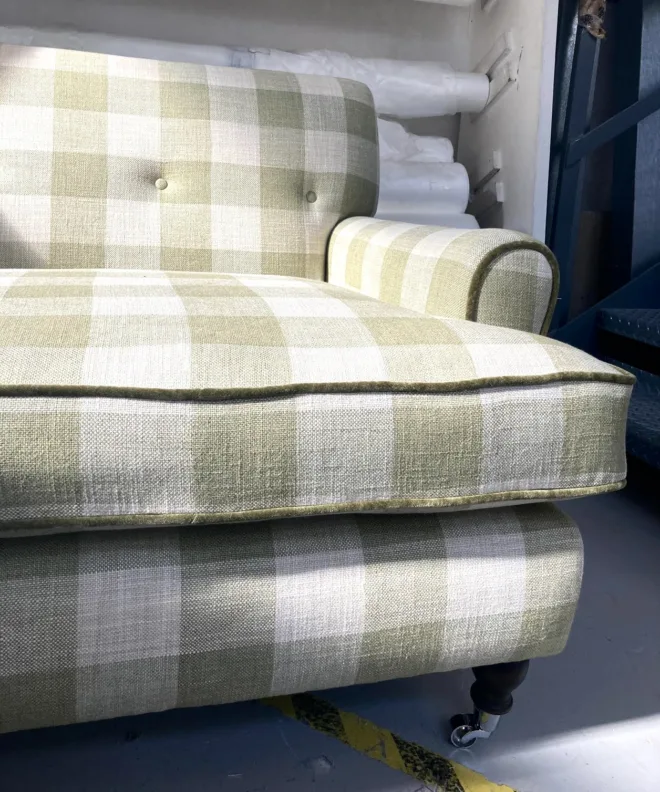 Re covered, Modern Check Sofa
