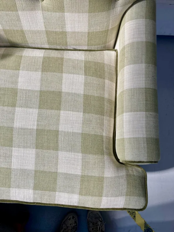 Re covered, Modern Check Sofa