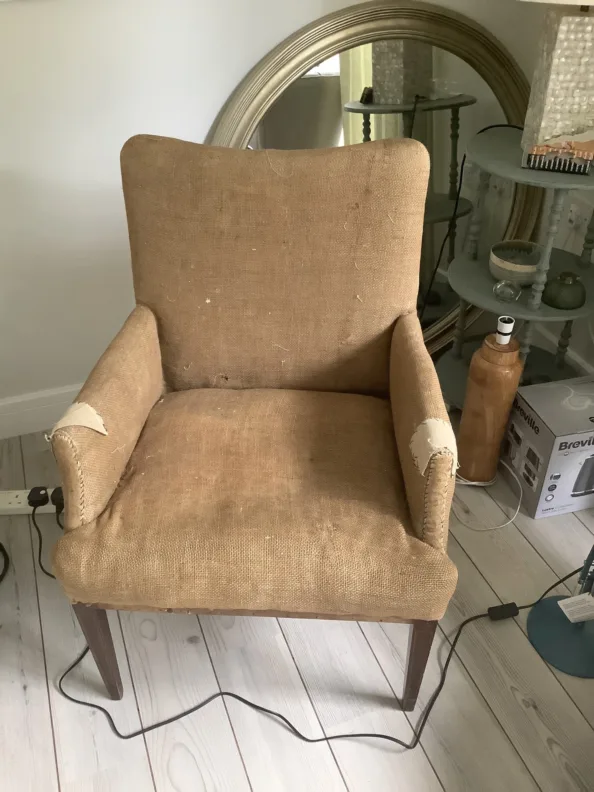 Georgian Chair Reupholstered