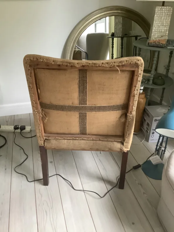 Georgian Chair Reupholstered