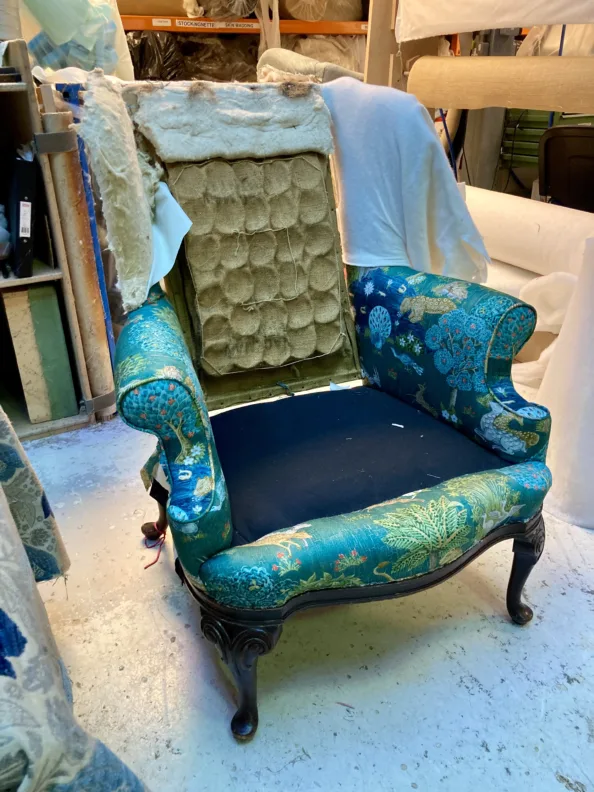 Wing Chair - Fully Reupholstered