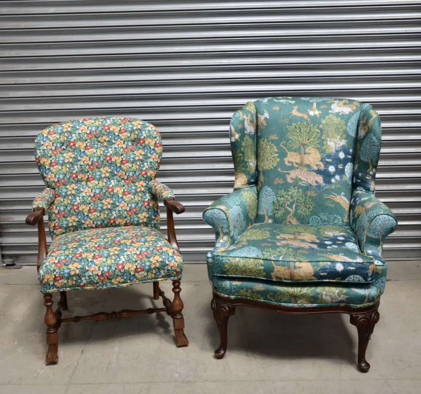 Wing Chair - Fully Reupholstered