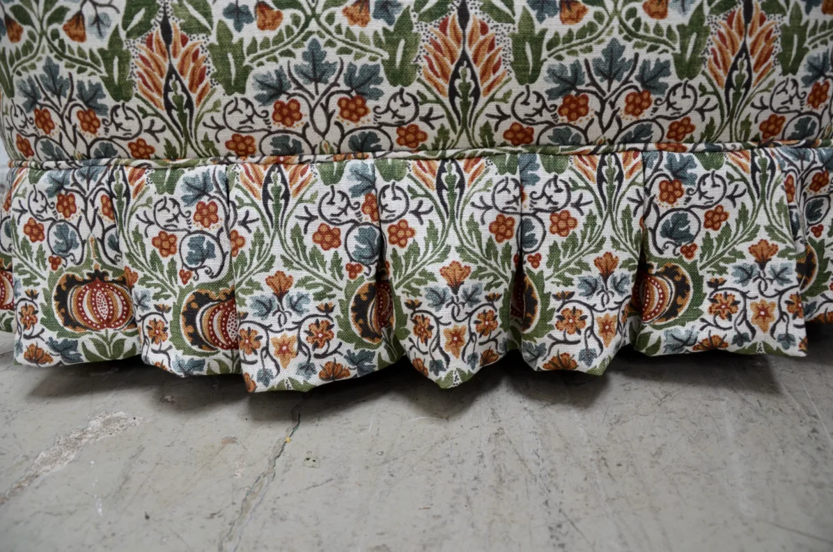 Recovered Box Pleat chairs