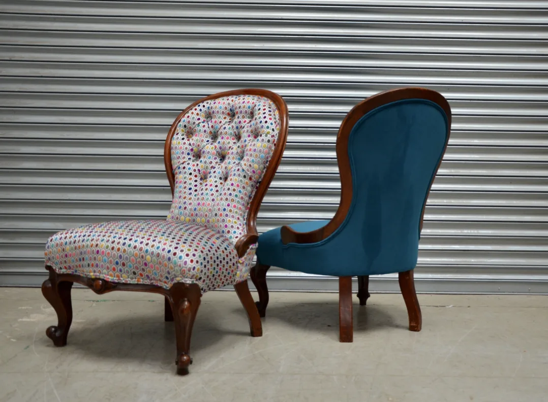 Buttoned Backed Chair - Recovered