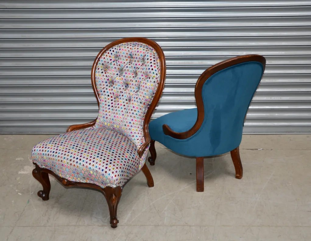 Buttoned Backed Chair - Recovered