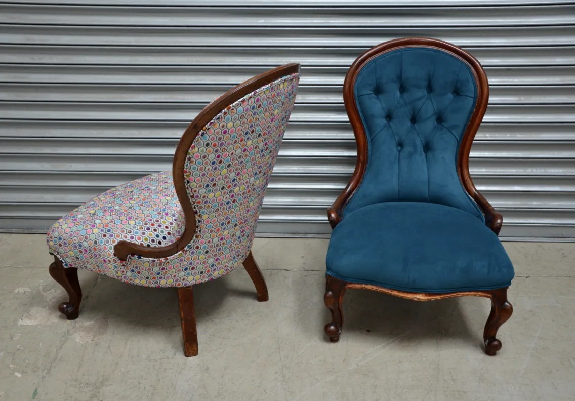 Buttoned Backed Chair - Recovered