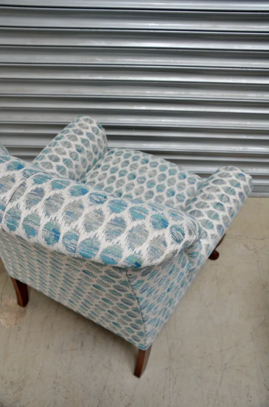 Buttoned Back Chair Recovered