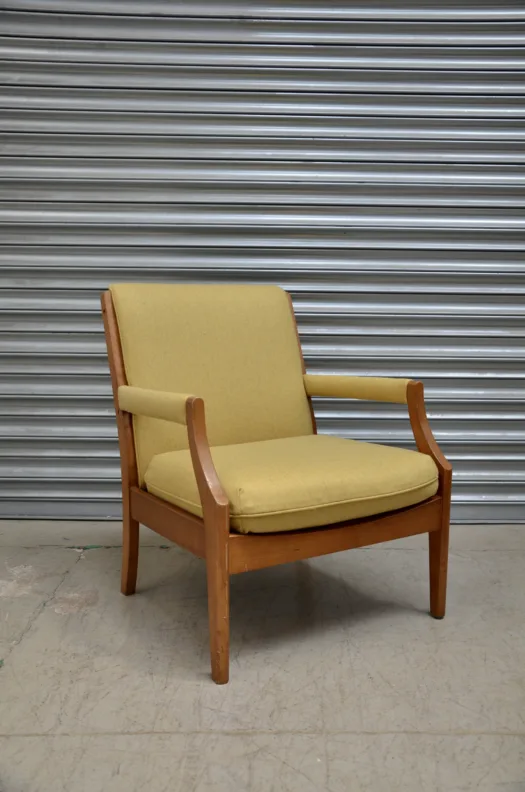 Wooden Frame Chair - recovered