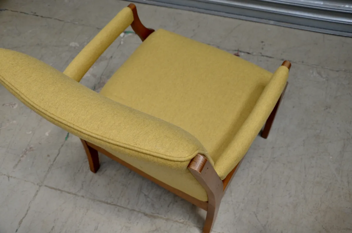 Wooden Frame Chair - recovered