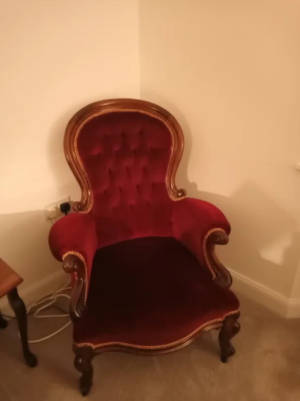 Buttoned Back Chair - Recovered