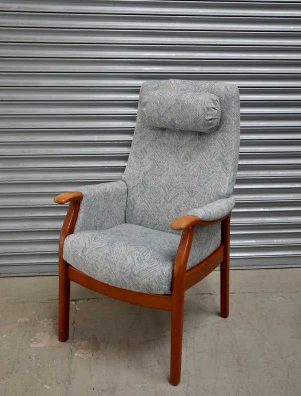 Wooden Frame Chair - Recovered