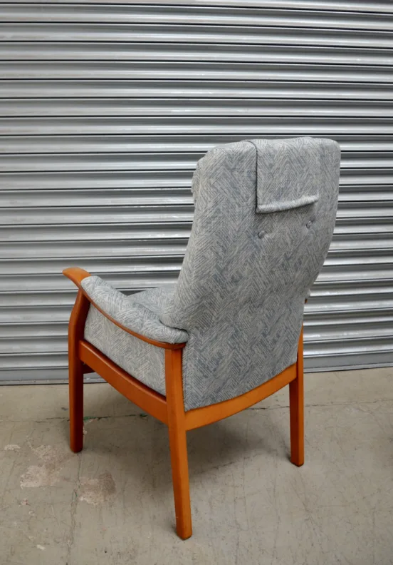 Wooden Frame Chair - Recovered