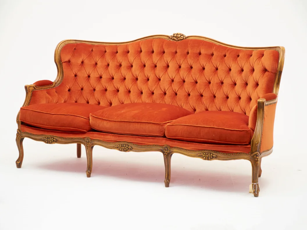 Decorative Deep Buttoned Three Seater Sofa
