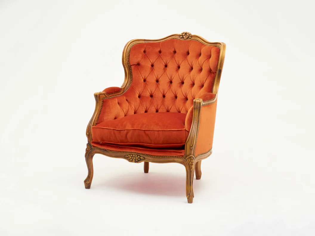 Deep Button Back Decorative Armchair