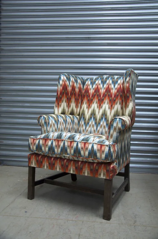 Traditional Chippendale Chair reupholstered