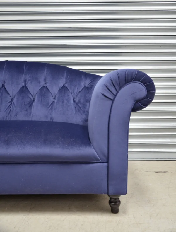 Buttoned Back Sofa - Recovered