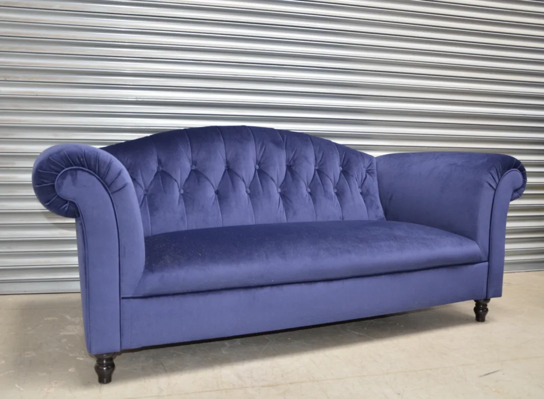 Buttoned Back Sofa - Recovered
