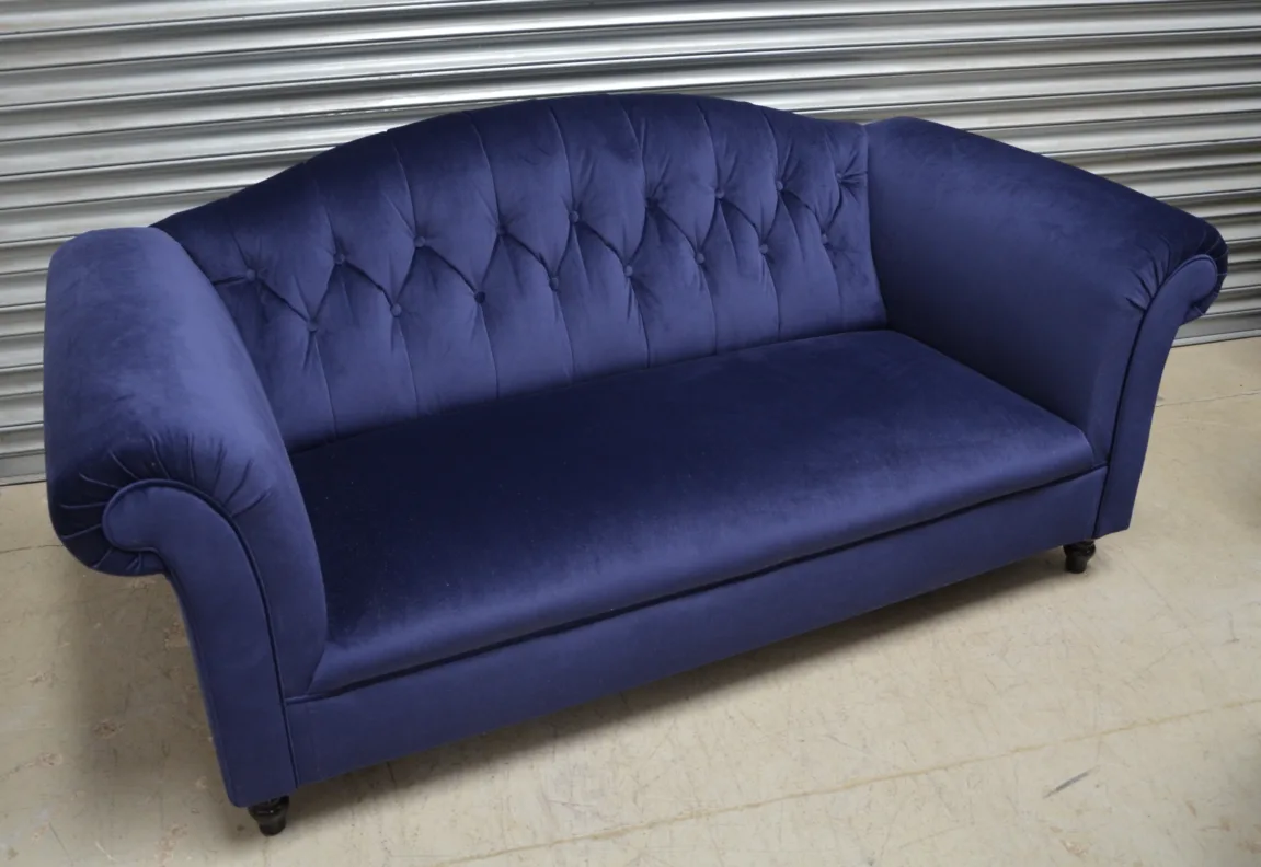 Buttoned Back Sofa - Recovered